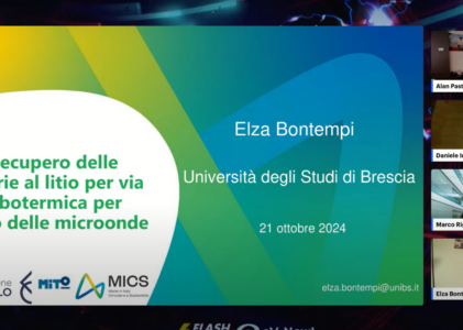 Innovazione e sostenibilità: la Professoressa Elza Bontempi parla di recupero delle materie prime critiche all’evento di Flash Battery